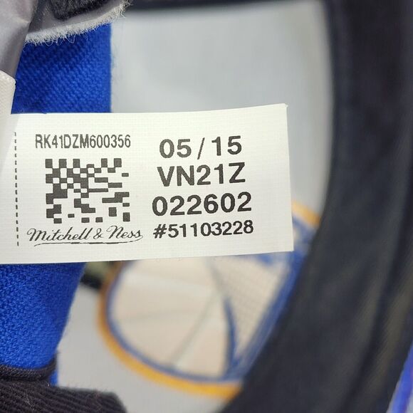 Mitchell And‎ Ness Golden State Warriors Snapback Hat Basketball One Size 2015 - Picture 11 of 12